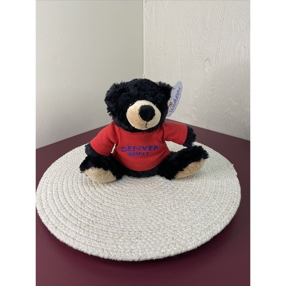 Wishpets US Denver Mint Collectible Plush Bear NWT Very Soft 2005 - Picture 1 of 6